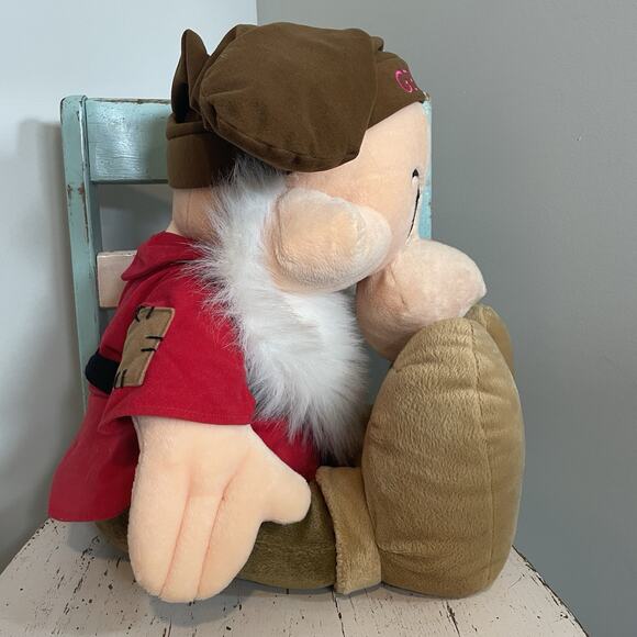 Disney Store Huge 28" GRUMPY Snow White & the 7 Dwarfs Plush Jumbo Large Doll - Picture 4 of 7